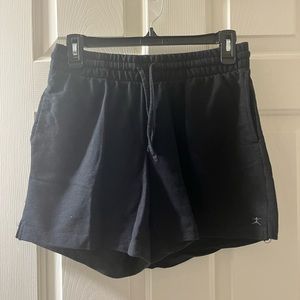 Black sweat shorts